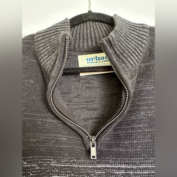 Men's Urban Pipeline Quarter-Zip Pullover Sweater - Picture 4 of 7